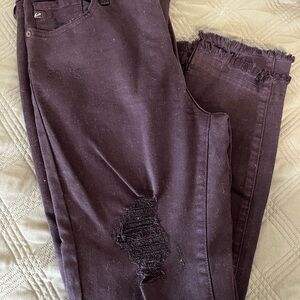 Women’s KanCan Distressed Black Jeans